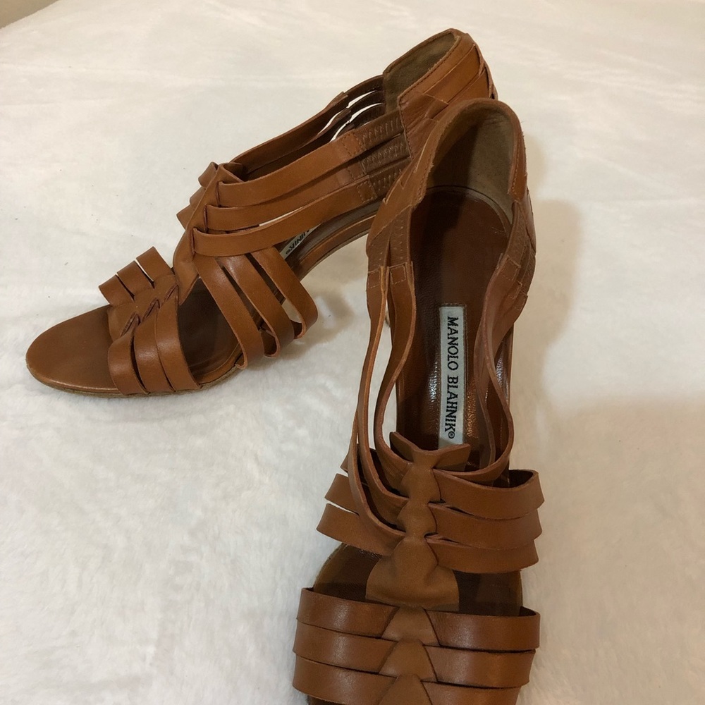 Manolo Blahnik Strappy Heel